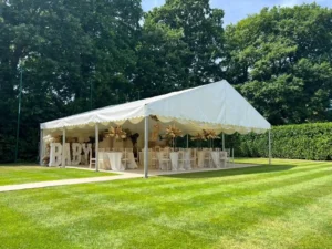 Marquee hire for baby shower.