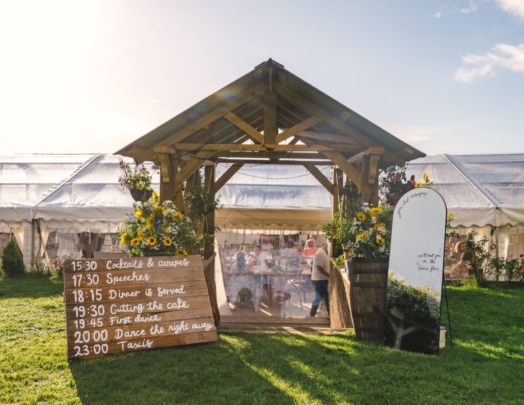 Marquees for Weddings.