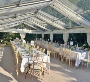 Marquee tables.